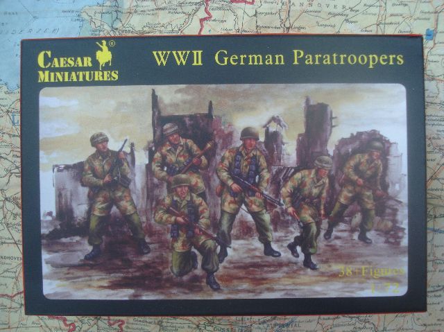 Caesar miniatures 068 WWII German Paratroopers